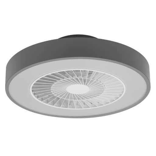Ledvance Smart+ Wifi Round loftventilator m/lys - justerbar hvid - grå