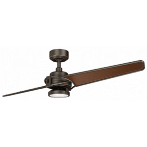 XETY Loftventilator i stål og polycarbonat Ø142 cm - Antik bronze